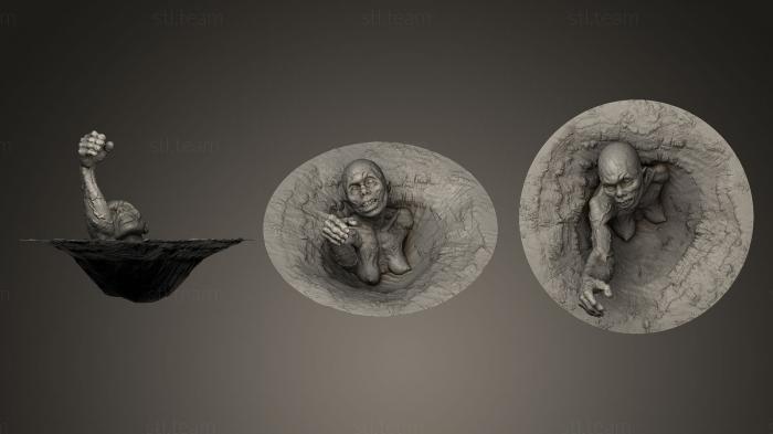 3D model Zombie In The Hole (STL)